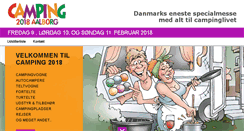 Desktop Screenshot of campingmesse.dk